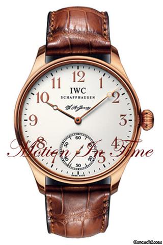 IWC Portuguese F.A. Jones Mens - Platinum - PORTUGUESE "F.A. JONES" ROSE GOLD 43mm LIMITED 1000 PIECES