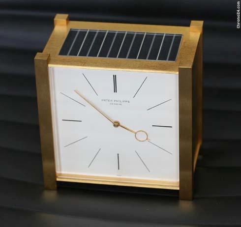 Patek Philippe Solar and mechanical clock.