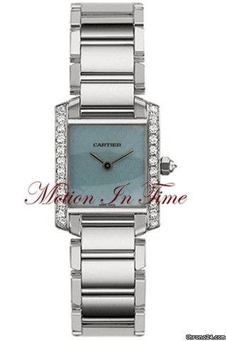 Cartier TANK FRANCAISE LADIES' WHITE GOLD DIAMOND RARE LIMITED ED.