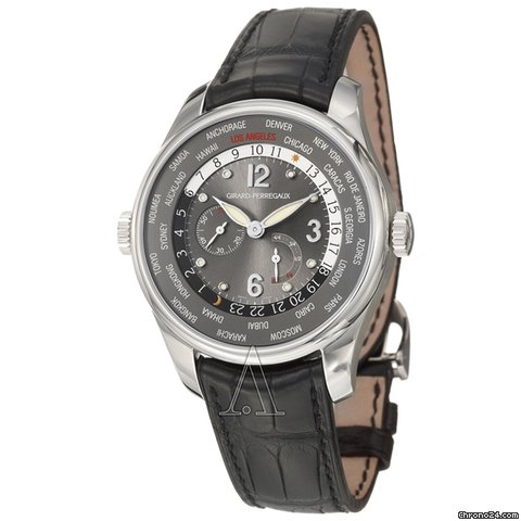 Girard Perregaux Men's Worldtimer WW.TC Financial Power Reserve Watch