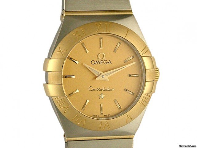 Omega Constellation Lady Stahl/Gelbgold 24mm