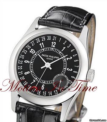 Patek Philippe 6000g - CALATRAVA WHITE GOLD "BLACK" RARE NEW