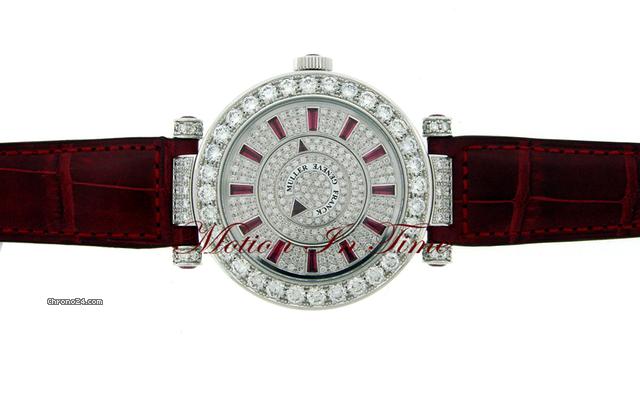 replica Franck Muller "DOUBLE MYSTERY" WHITE GOLD 42mm DIAMOND & RUBY SPECIAL ED. WATCHES 1 