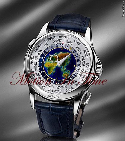 Patek Philippe SUPER RARE - 5131G WORLD TIME "MAP" CLOISONNE DIAL - SEALED
