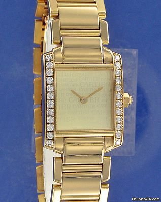 Cartier Tank Francaise Lady Diamond Yellow Gold