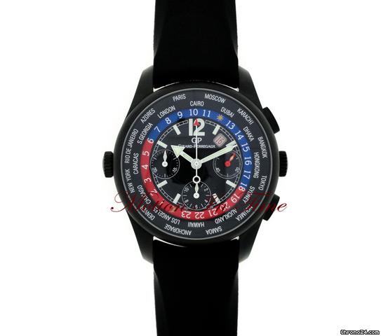 Girard Perregaux "BLACK SHADOW" WW.TC WORLD TIME CHRONOGRAPH BLACK TITANIUM