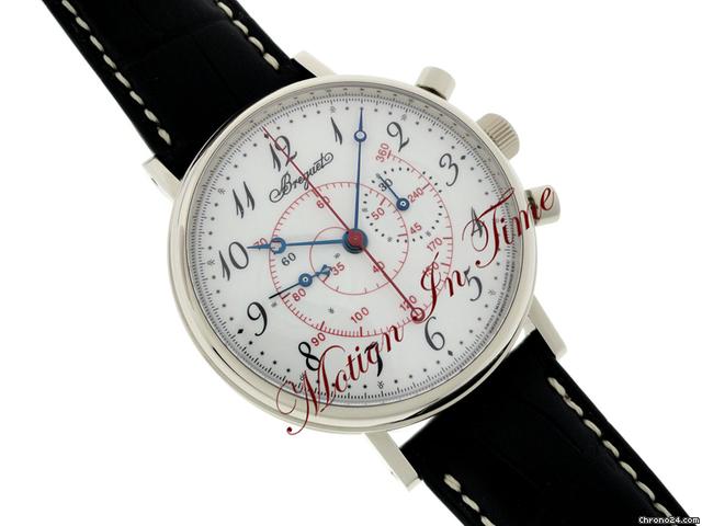 replica Breguet CLASSIQUE CHRONOGRAPH "Lemania" WHITE GOLD SPECIAL EDITION WATCHES 1 