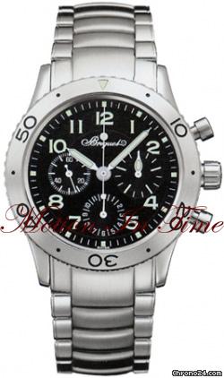 Breguet TYPE XX AERONAVALE CHRONOGRAPH FLYBACK STAINLESS STEEL - NEW