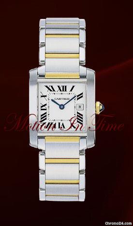 Cartier TANK FRANCAISE MEDIUM 18kt & STAINLESS STEEL w/ DATE - NEW