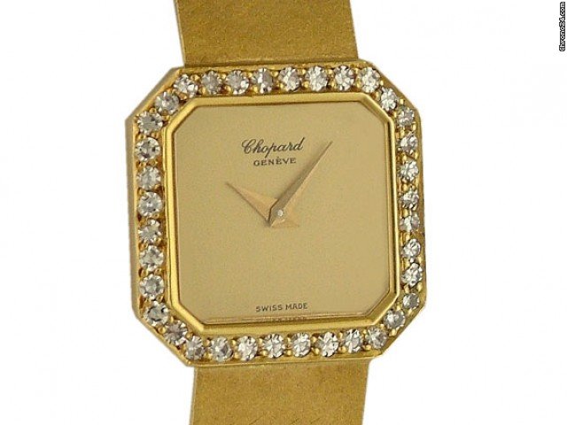 Chopard Classique 18kt Gelbgold Diamond Handaufzug Vintage 19x19mm