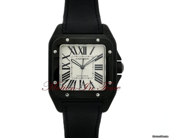 Cartier SANTOS 100 XL MEN'S BLACK PVD SPECIAL EDITION - RARE