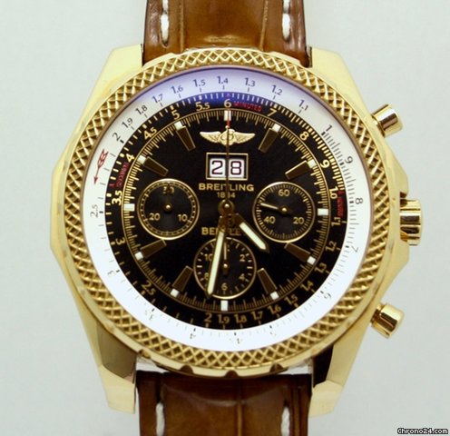 Breitling Bentley 6,75 Gelbgold NEU incl MWST mit Box+Papieren