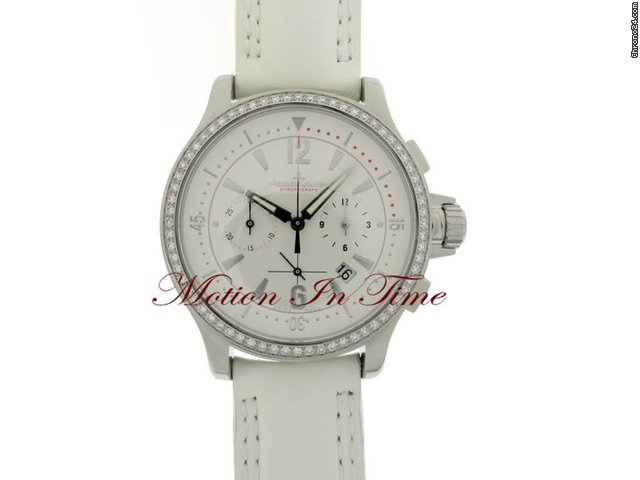 Jaeger-LeCoultre STAINLESS STEEL DIAMOND NEW MASTER COMPRESSOR LADIES' CHRONOGRAPH DIAMOND NEW