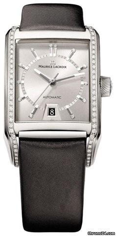 Maurice Lacroix Pontos Rectangulaire Diamonds Neu Box&Papiere ink MwSt