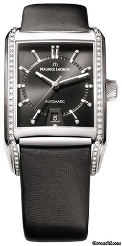 Maurice Lacroix Pontos Rectangulaire Diamonds Neu Box&Papiere ink MwSt