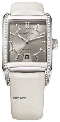 Maurice Lacroix Pontos Rectangulaire Diamonds Neu Box&Papiere ink MwSt