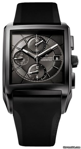 Maurice Lacroix Pontos Rectangulaire Chronograph  Neu Box & Papiere ink MwSt