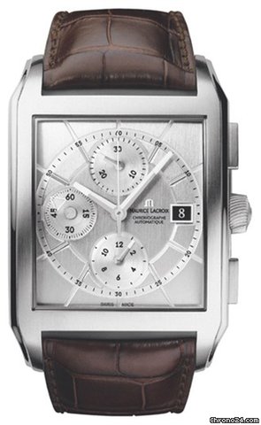 Maurice Lacroix Pontos Rectangulaire Chronograph Neu Box & Papiere ink MwSt