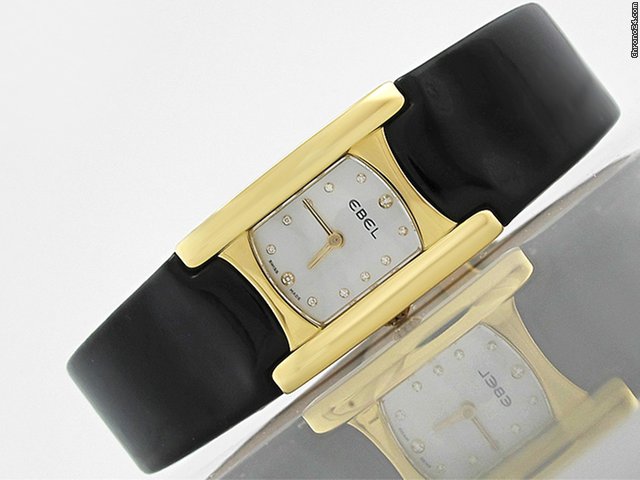Ebel "BELUGA" 750/- Gold Perlmuttzifferblatt Diamanten Bitte