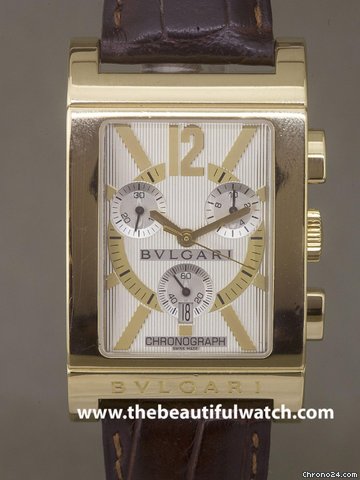 Bulgari GOLD 18K CHRONO RETTANGOLO