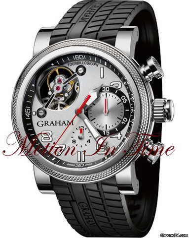 Graham TOURBILLOGRAPH TRACKMASTER CHRONIUM LIMITED 100 PIECES -47mm