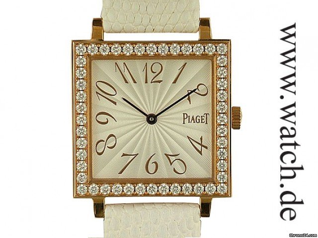 Piaget Carre 18kt Rosegold Diamond 1,5ct 30x30mm Ungetragen