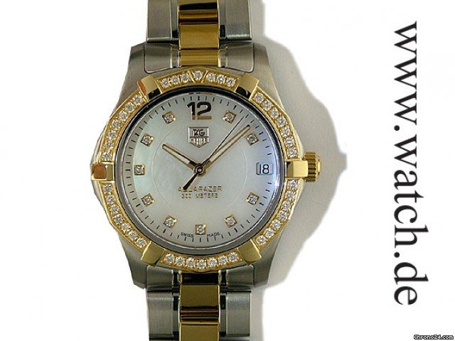 TAG Heuer Aquaracer Lady Stahl/Gelbgold Diamond 33mm