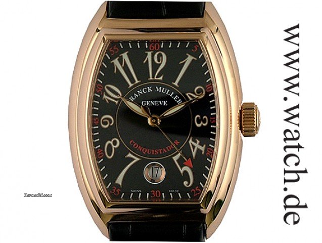 Franck Muller Conquistador Cintree Curvex Rosegold Tonneau 49x35mm