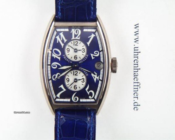Franck Muller Cintree Curvex Master Banker Weissgold 45x32mm