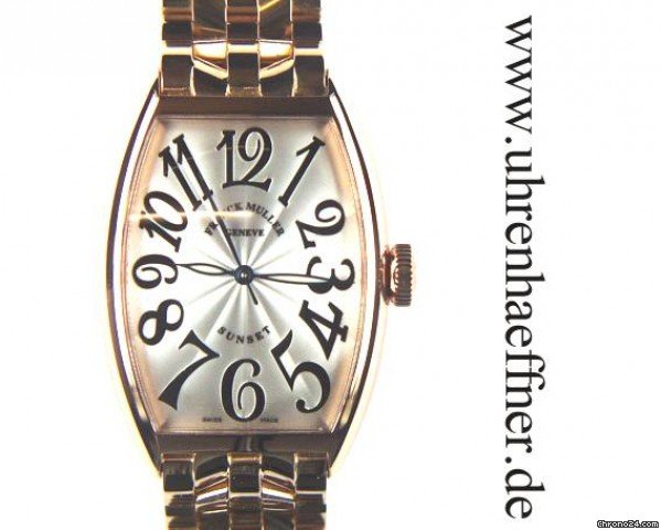 Franck Muller Cintree Curvex Rosegold 45x32mm