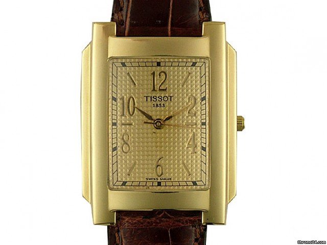Tissot T Gold Dress Orinda 18kt Gelbgold 38x29mm