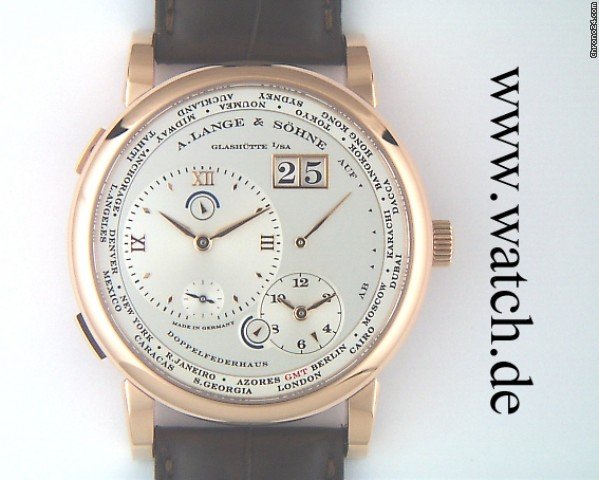 A. Lange & Sohne Lange 1 Zeitzone Rosegold 42mm
