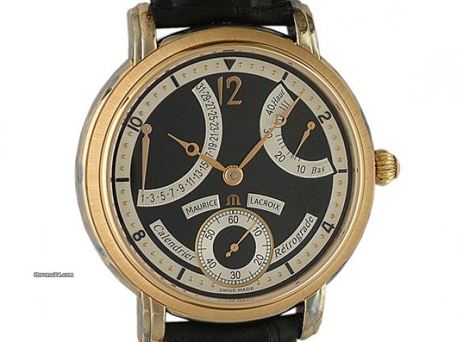 Maurice Lacroix Masterpiece Calendrier Retrograde Rosegold 43mm