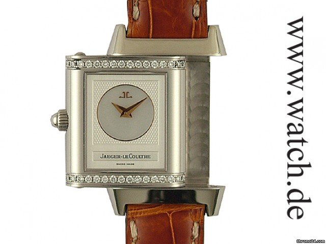 Jaeger-LeCoultre Reverso Duetto Dame kleines Modell Handaufzug Diamond 33x20mm