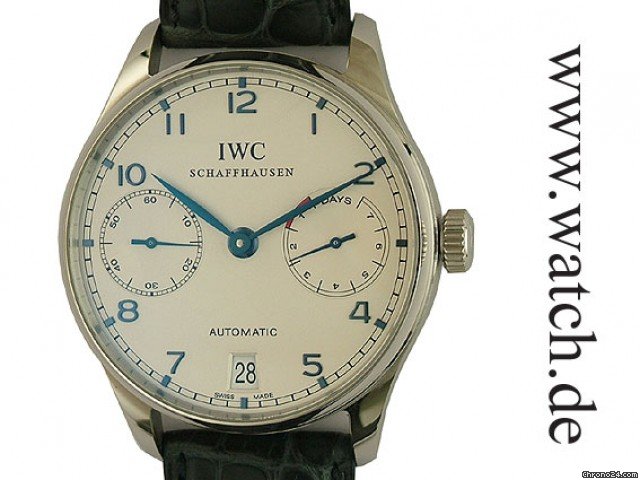 IWC Portugieser Automatic 7 Tage Gangreserve 42mm inkl. Faltschlie e