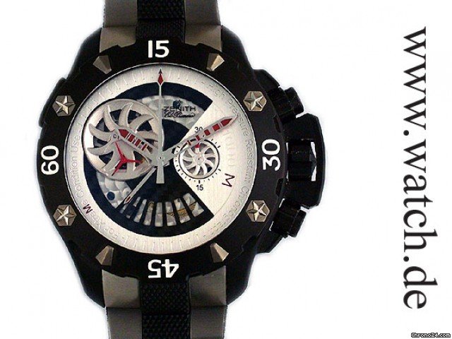 Zenith Defy Xtreme Open El Primero Titan Chronograph schwarzes Titan 46,5 mm N E U