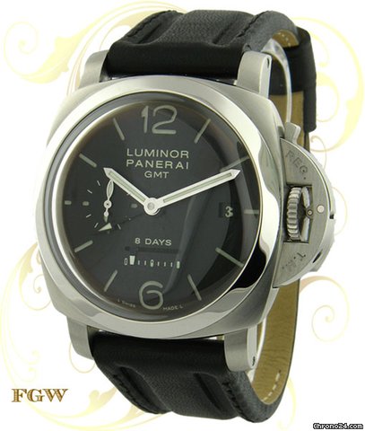 Panerai Limited Edition PAM00233 Luminor 1950 GMT 8-Day, Steel,