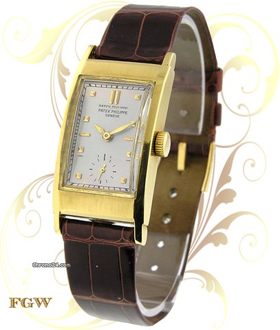 Patek Philippe Vintage Rectangle, Yellow Gold, ca. 1940-41