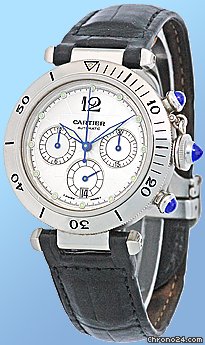 Cartier Pasha 38mm Chronograph Strapwatch