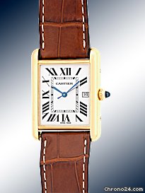 Cartier Louis Cartier Classic Tank Strapwatch