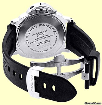 replica Panerai Gent's Stainless Steel  44mm Luminor Submersible Strapwatch WATCHES 1 