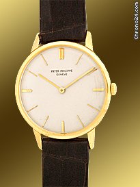 Patek Philippe Gent's 18K Yellow Gold Vintage  Calatrava Strapwatch [On Hold]