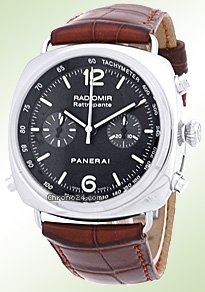Panerai Gent's Stainless Steel  Radiomir Rattrapante Chronograph Strapwatch