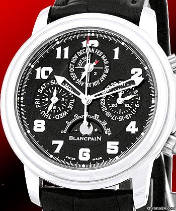 Blancpain Leman Chronograph & Perpetual Calendar Strapwatch WATCHES 2