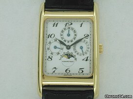 Audemars Piguet Gent's 18K Yellow Gold  Rectangular Case Perpetual Calendar