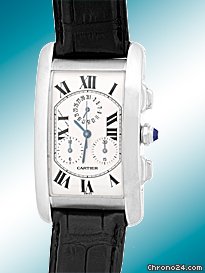 Cartier Tank Americaine Chronograph Strapwatch