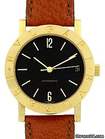 Bulgari Gent's 18K Yellow Gold - Classic Strap Watch