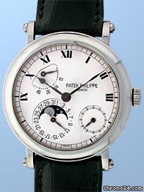Patek Philippe Gent's 18K White Gold  5054 Complicated Strapwatch