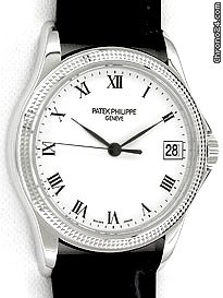Patek Philippe Gent's 18K White Gold  Calatrava Ref # 5117