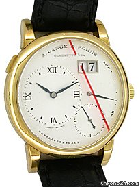 A. Lange & Sohne Gent's 18K Yellow Gold A  Lange 1 Strapwatch